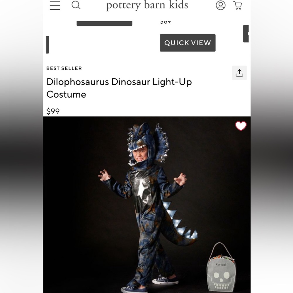 Dinosaur Light-Up Costume